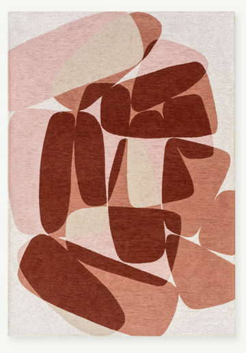 Tapis moderne tissé plat ROCKY