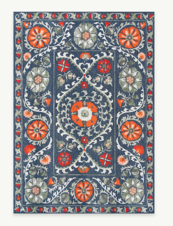 Tapis style orient tissé plat TABRY
