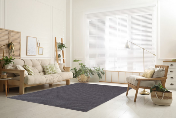 Tapis de salon tissé main en laine PATSY