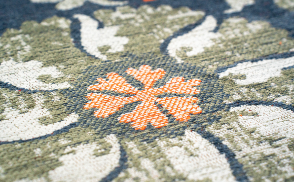 Tapis style orient tissé plat TABRY