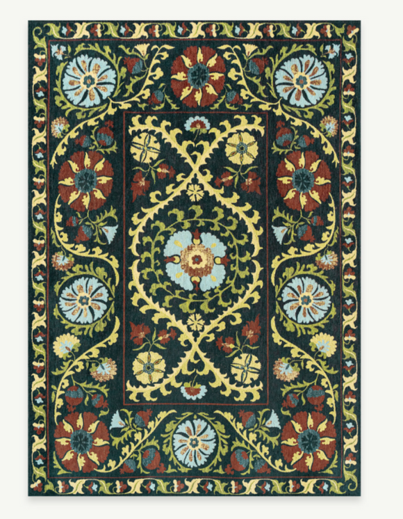 Tapis style orient tissé plat TABRY