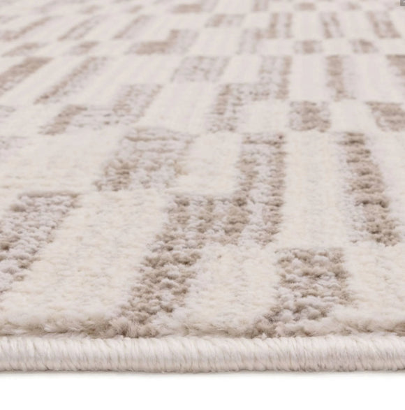 Tapis tissé plat moderne GRIDEL