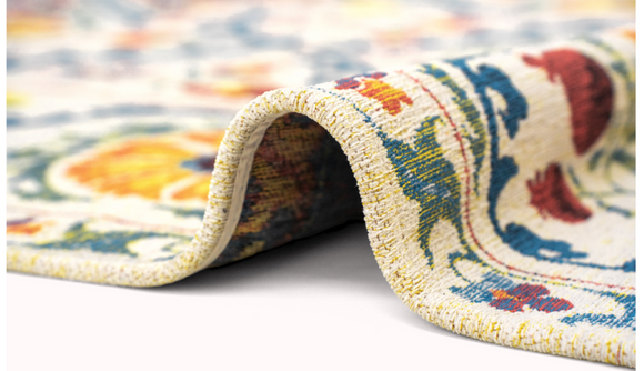 Tapis style orient tissé plat TABRY