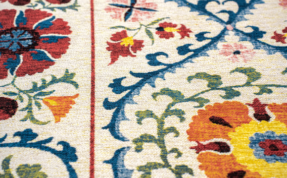 Tapis style orient tissé plat TABRY