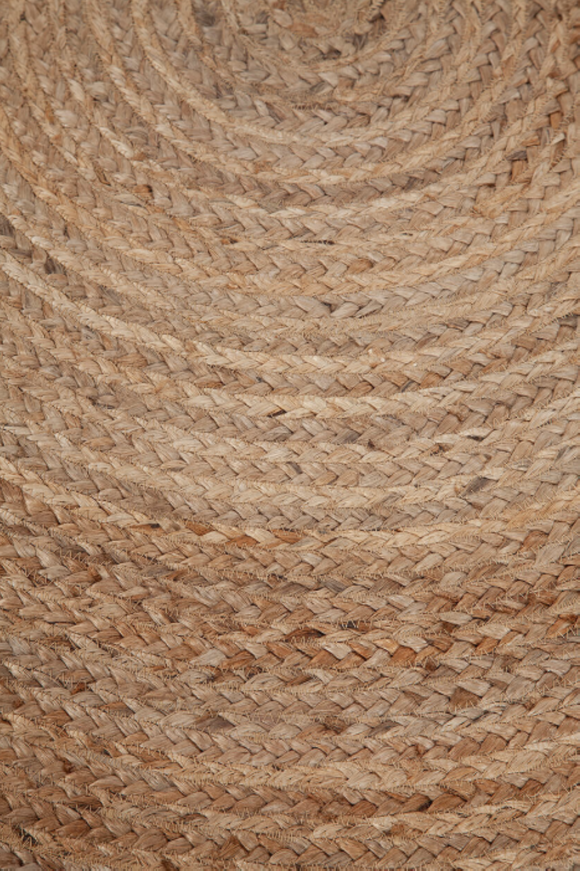 Tapis moderne rond en jute ALBERTO