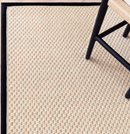 Tapis de salon moderne laine et jute ROKA