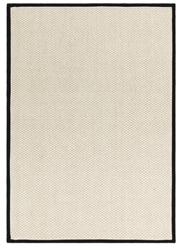 Tapis de salon moderne laine et jute ROKA