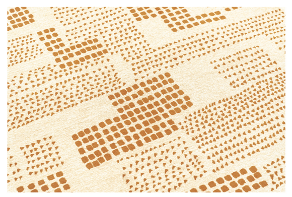 Tapis moderne tissé plat TERRACE