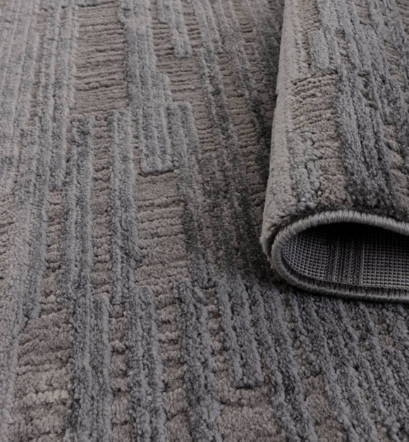 Tapis tissé plat moderne GRIDEL