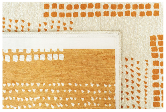 Tapis moderne tissé plat TERRACE