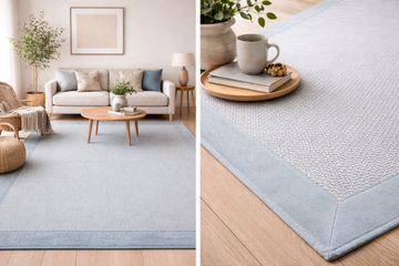 Tapis moderne en coton tissé plat TONIO - 0