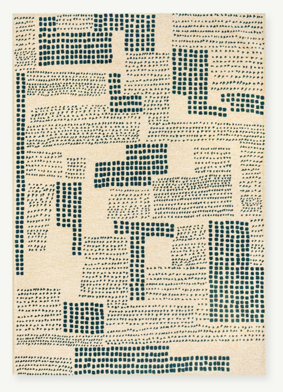 Tapis moderne tissé plat TERRACE