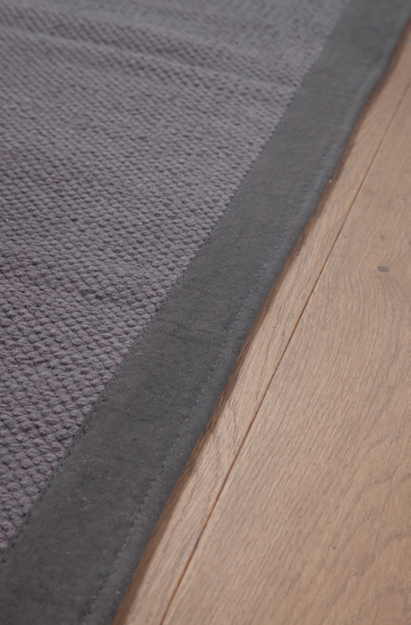 Tapis moderne en coton tissé plat TONIO