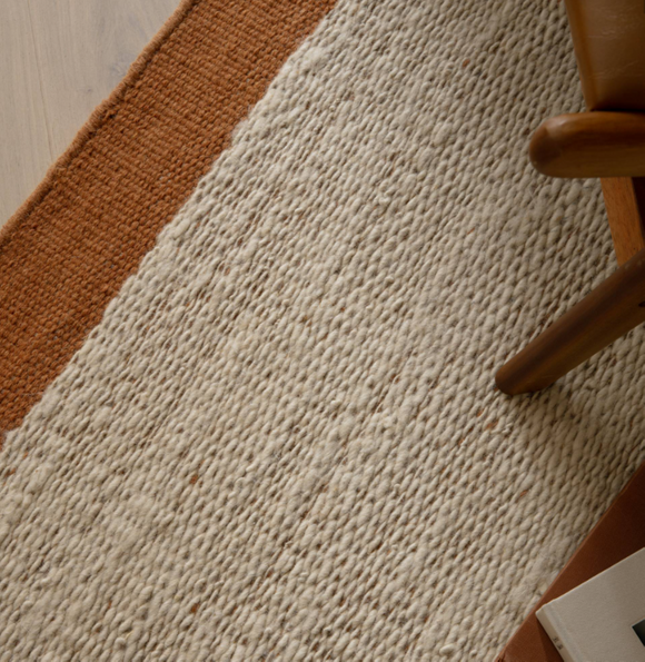 Tapis de salon moderne pure laine MALI