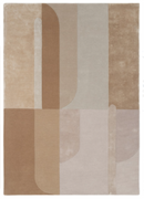 Tapis moderne tufté main laine et viscose RICHMOND-1