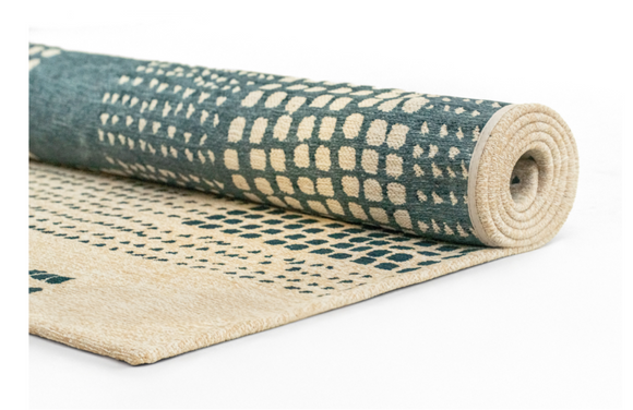 Tapis moderne tissé plat TERRACE