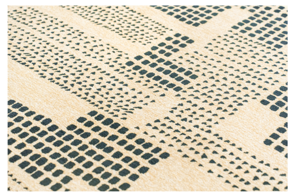 Tapis moderne tissé plat TERRACE