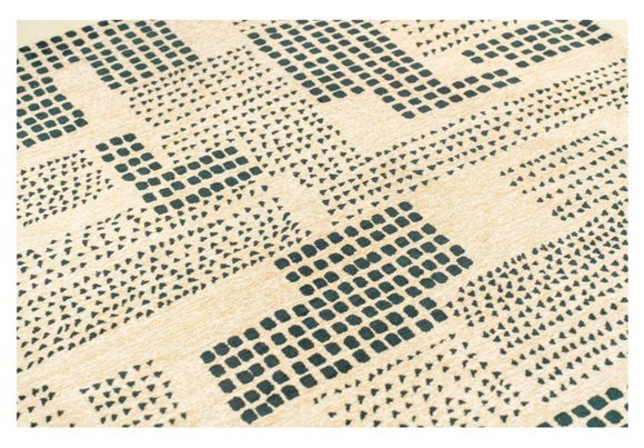 Tapis moderne tissé plat TERRACE