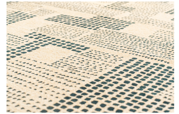 Tapis moderne tissé plat TERRACE