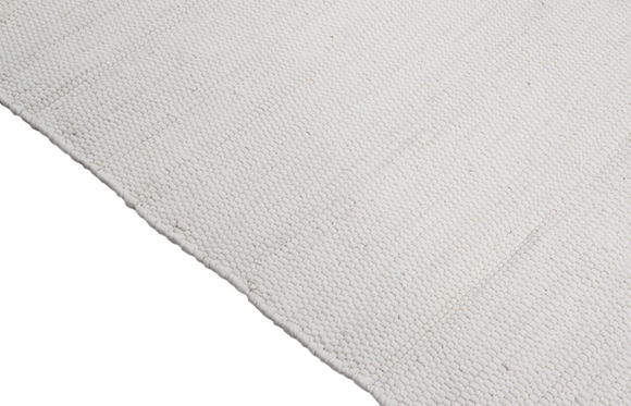 Tapis moderne à franges en coton NOUBA