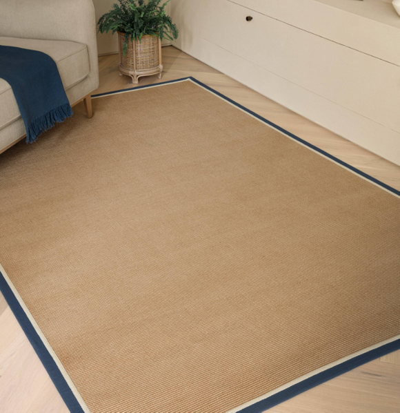 Tapis chambre et salon en jute moderne DORO