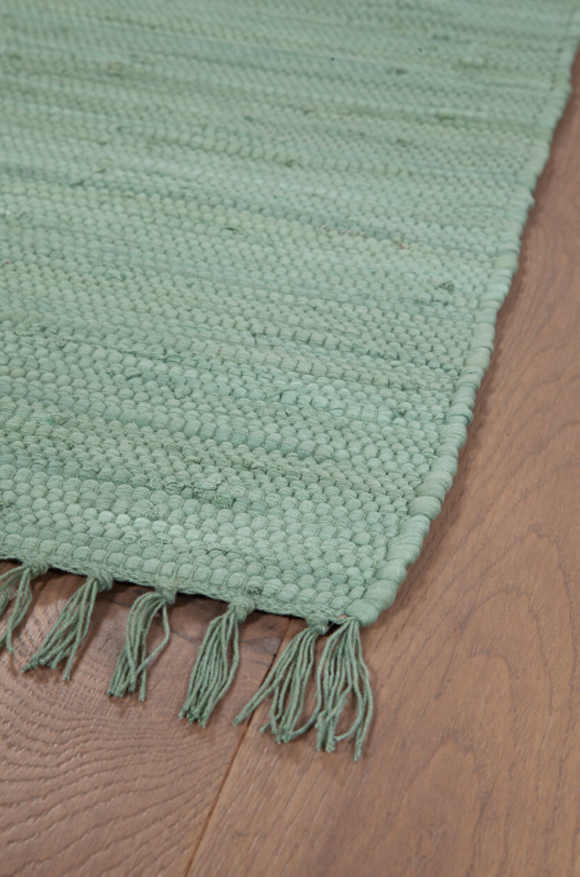 Tapis moderne à franges en coton NOUBA