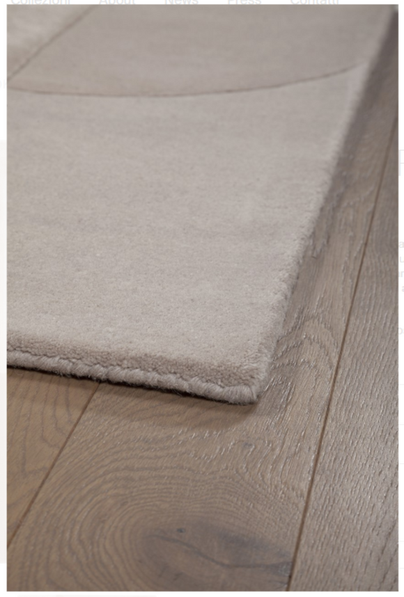 Tapis moderne tufté main laine et viscose RICHMOND