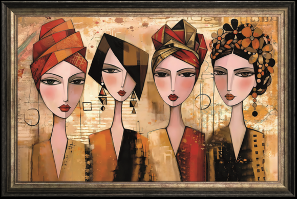 Tableau cadre en bois REINES PAYSAGE