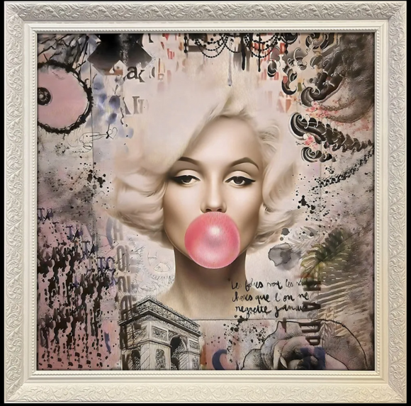 Tableau cadre en bois MARILYN