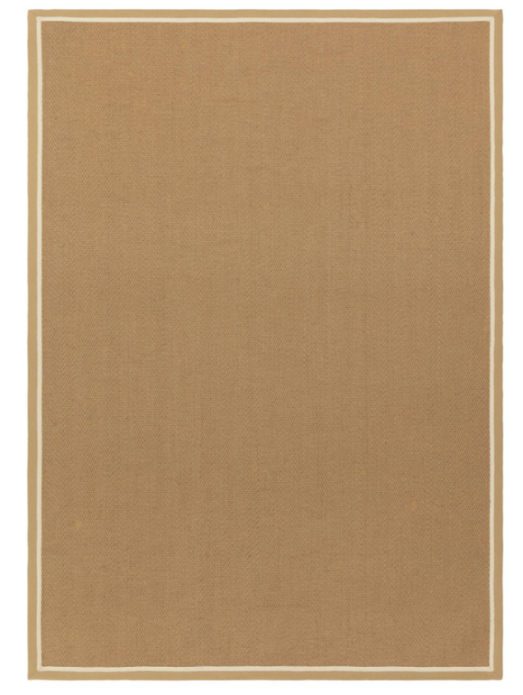 Tapis chambre et salon en jute moderne DORO