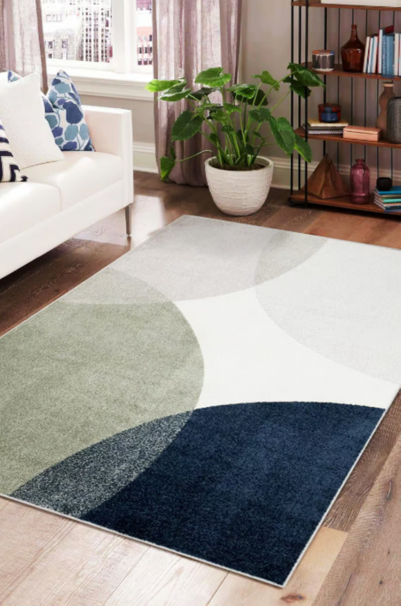 Tapis moderne tissé plat DORY