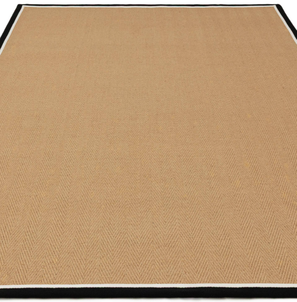 Tapis chambre et salon en jute moderne DORO