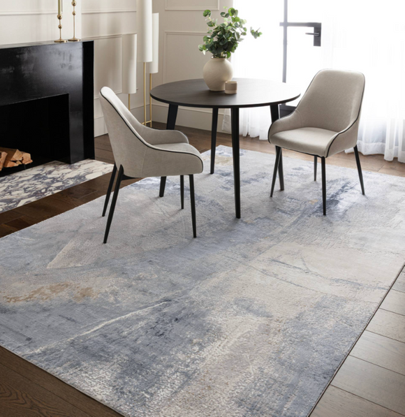 Tapis de salon et chambre moderne BLUE DREAM