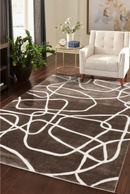 Tapis moderne tissé plat MOTI-3