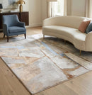 Tapis tissé plat moderne MARBLE-2