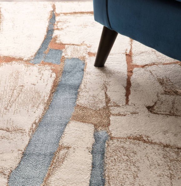 Tapis tissé plat moderne MARBLE