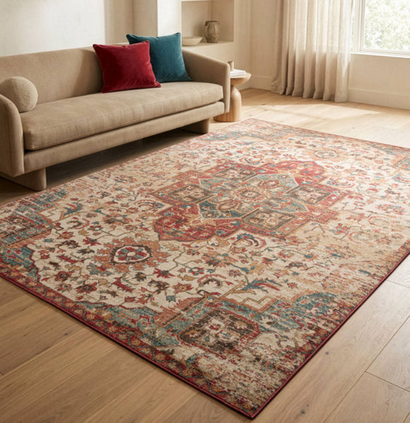 Tapis tissé plat style orient JARA