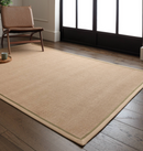 Tapis chambre et salon en jute moderne DORO-3
