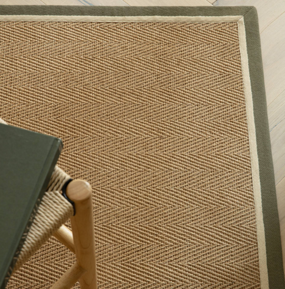 Tapis chambre et salon en jute moderne DORO