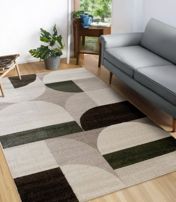 Tapis moderne tissé plat JERSEY - 0
