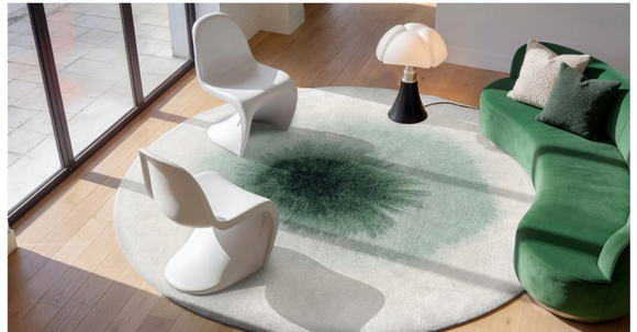 Tapis moderne tissé plat GLOBE