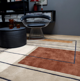 Tapis tufté main en laine MOCACCINO