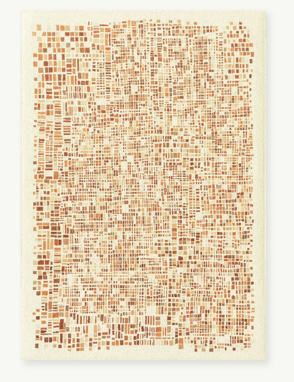 Tapis moderne tissé plat BOXY