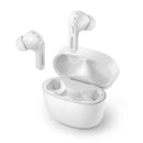 PHILIPS in-ear true bezvadu austiņas ar portatīvo uzlādes ietvaru, baltas