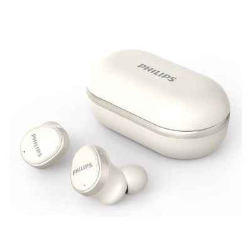 Promotion! Écouteurs intra-auriculaires sans fil Philips avec étui de chargement portable, blanc