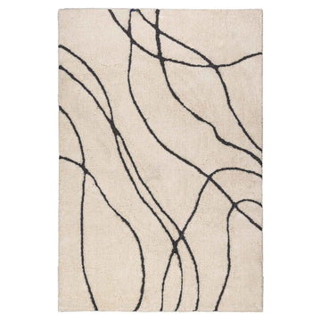 Tapis de chambre et salon tissé plat BROOK