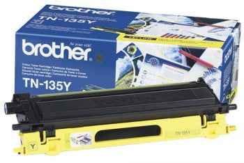 Brother Toner TN-135Y High Yield | 4000Pages | Yellow