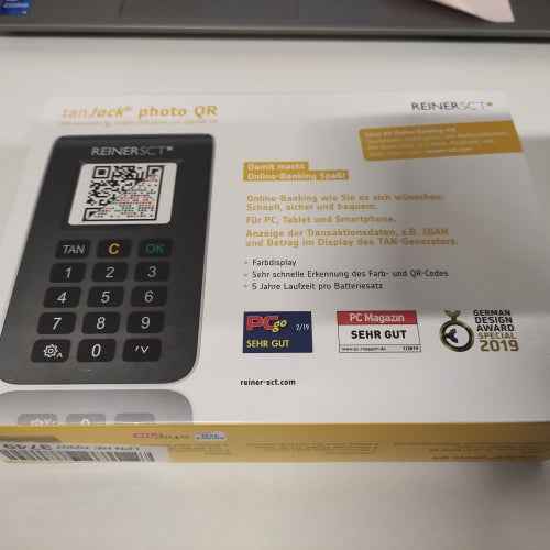 Retour client Ecost Reiner SCT tanJack photo QR I Chip Tan Generator pour la banque en ligne