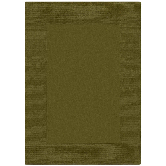 Tapis de salon uni en laine LEONE