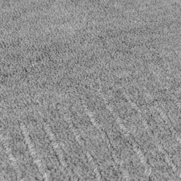 Tapis de salon uni en laine LEONE